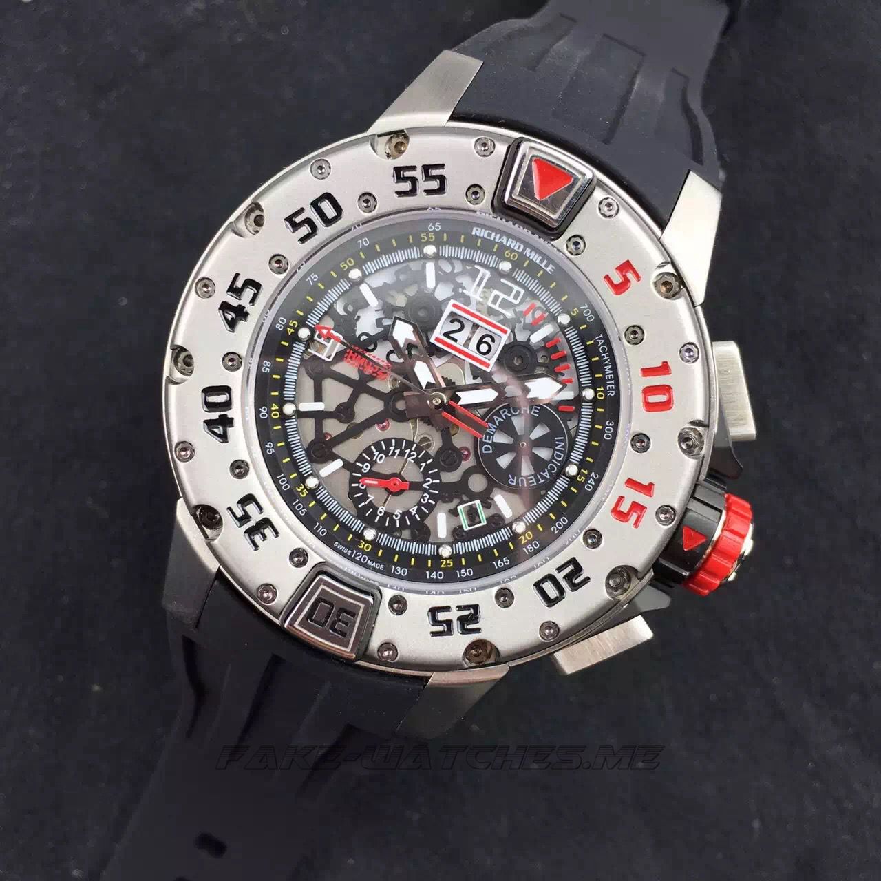 Richard Mille RM032 Stainless Steel Black Dial